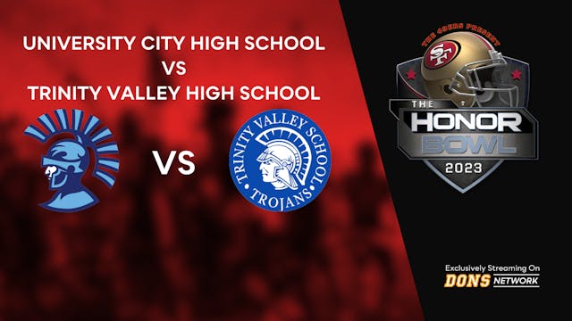 2023 Honor Bowl University City vs Trinity Valley