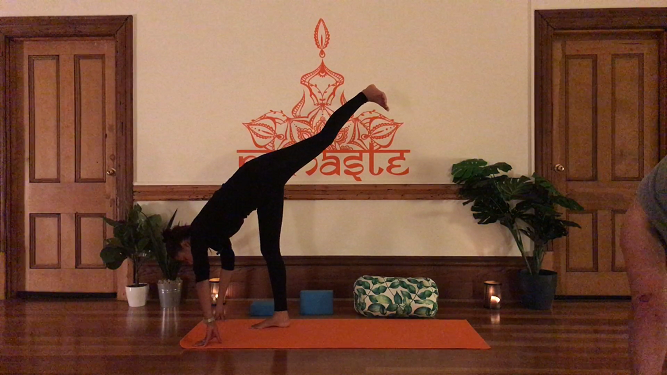 60 minute 1 Leg Vinyasa Flow - Level 2