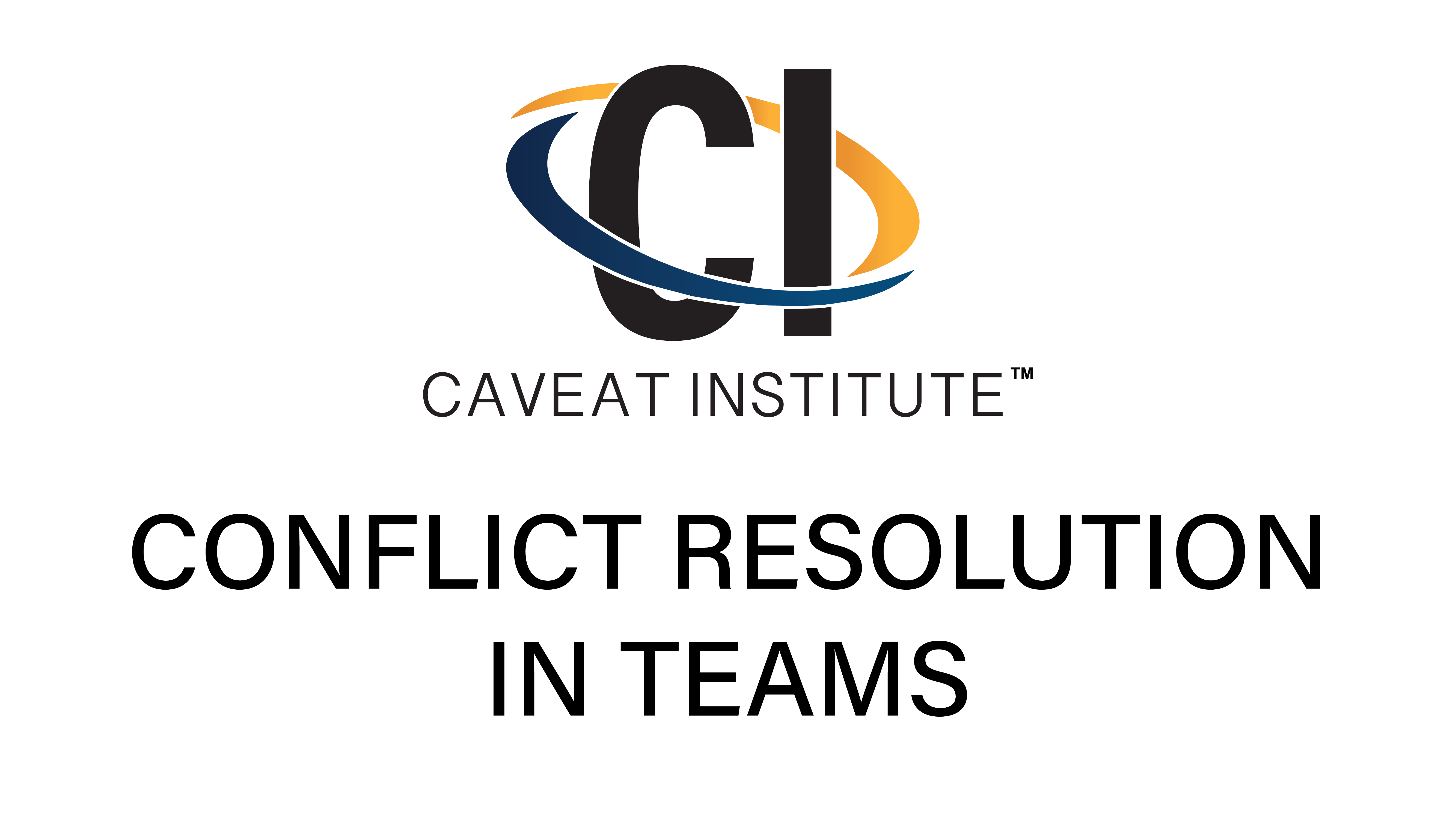 Conflict Resolution in Teams