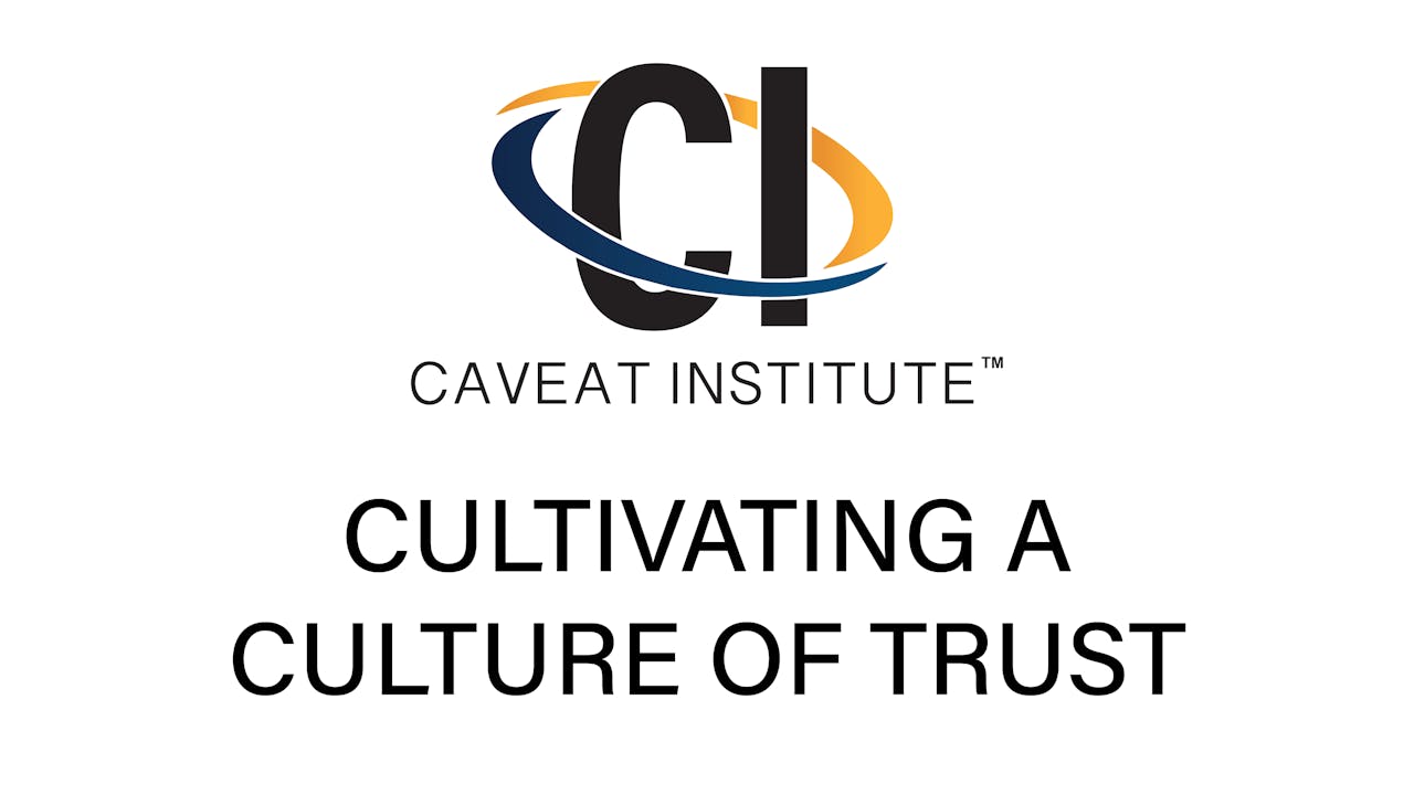 Cultivating a Culture of Trust