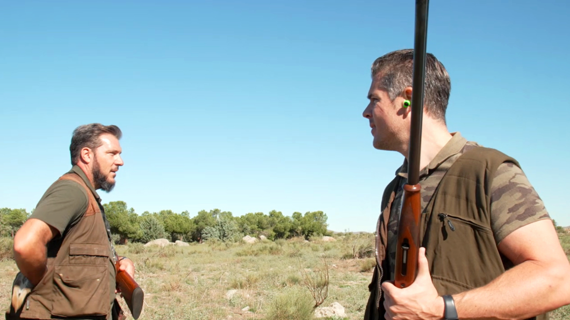 Estrenando año de caza entre hermanos