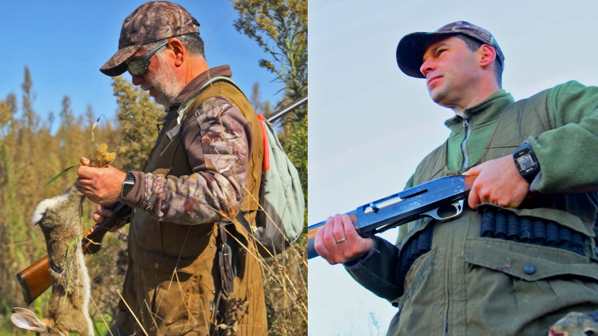 La caza entre padre e hijo