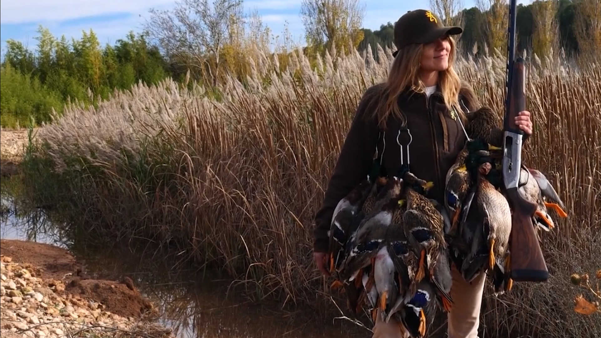 Cazando patos con Browning