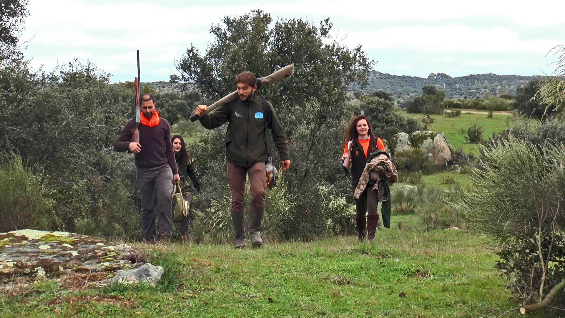 Cazando con los jóvenes extremeños
