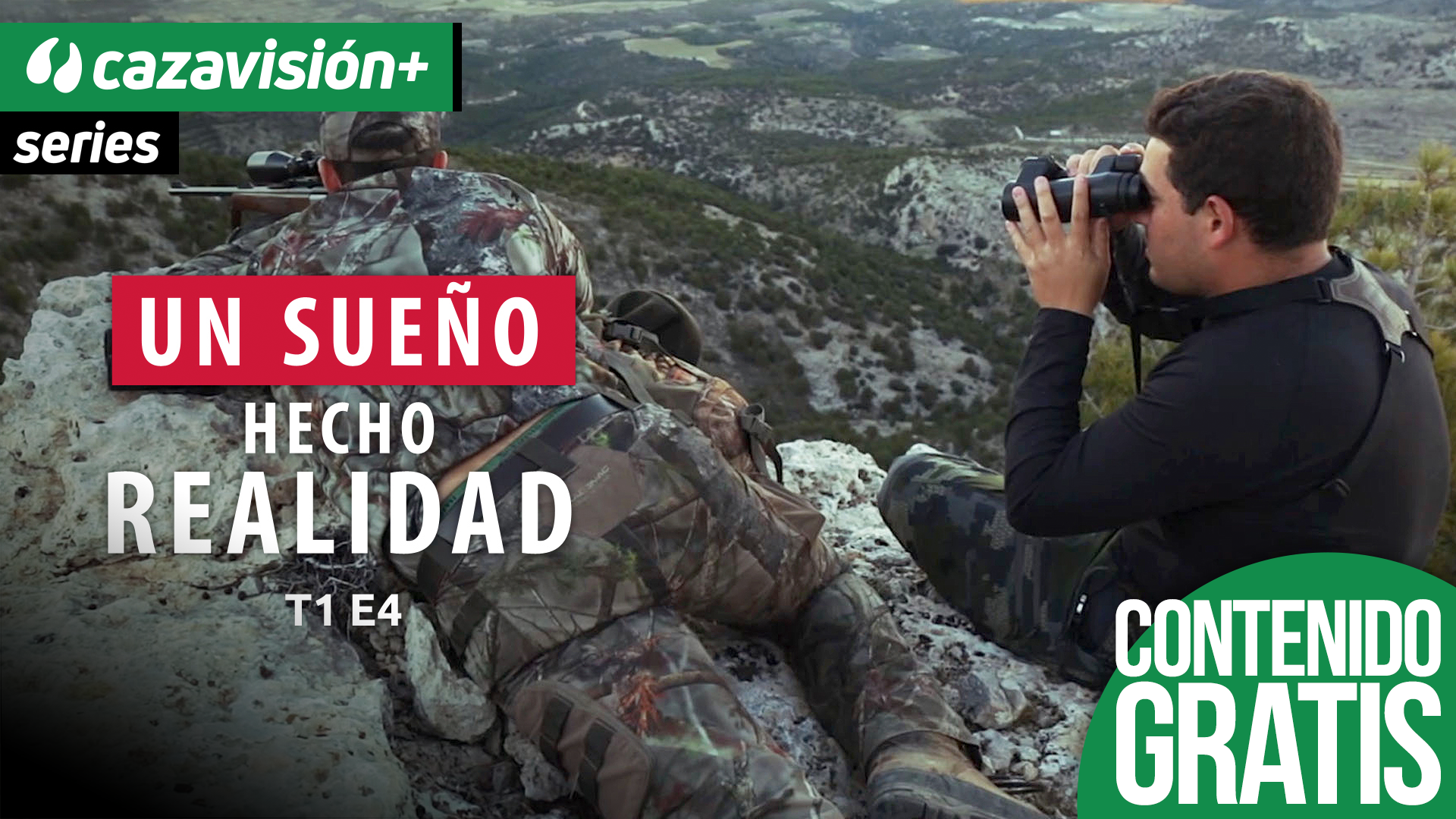 Recechando el macho montés en el cielo de Murcia