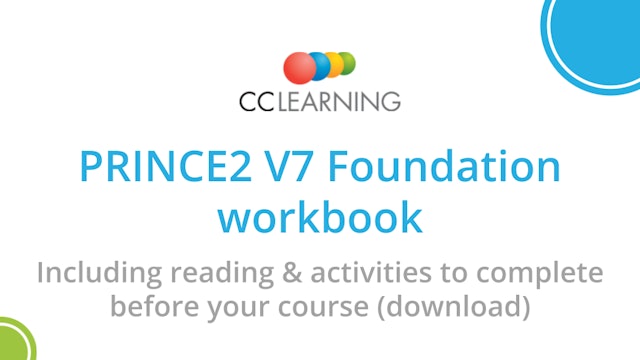 PRINCE2 V7 Foundation workbook (download)