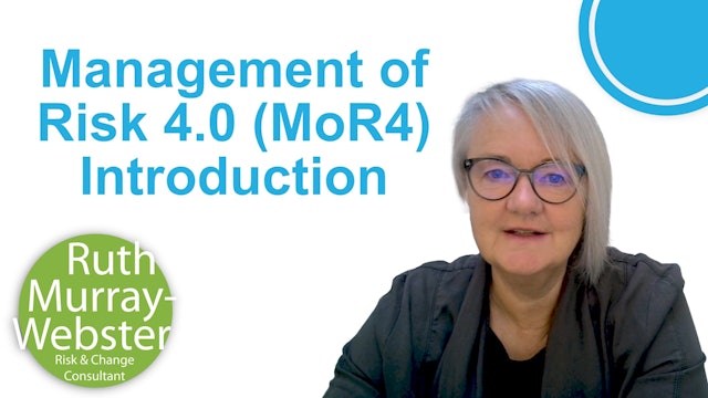 Management of risk 4.0 (MoR4) introduction