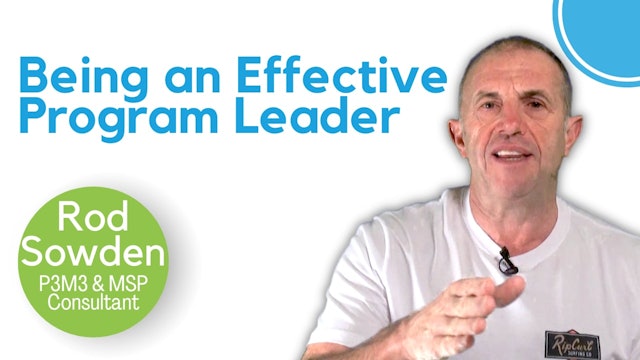 Being an effective program leader