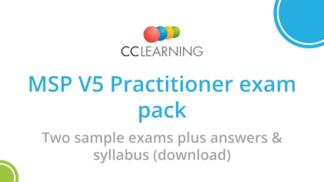 MSP V5 Practitioner Exam Pack