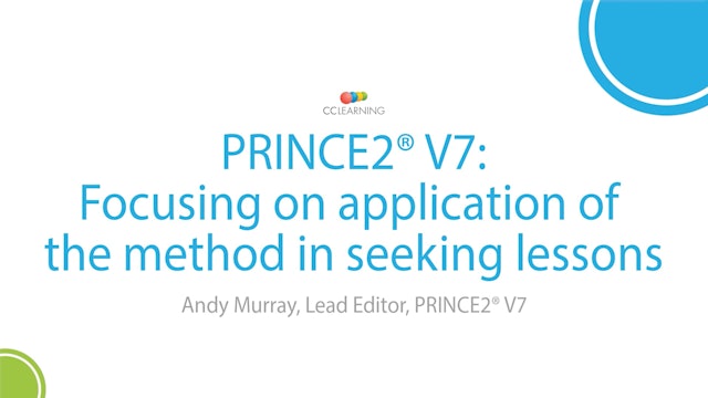 1.5 Focusing on application of the method in seeking lessons