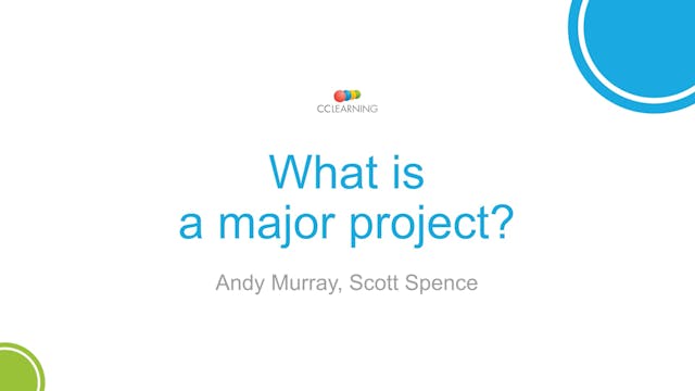 What is a major project?