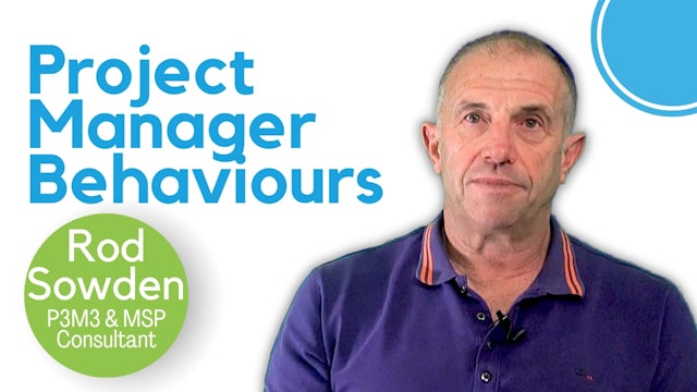 Project manager behaviours