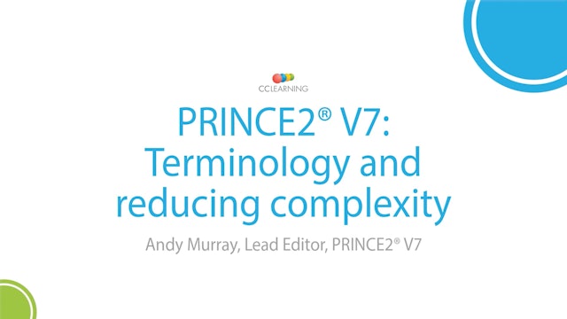 1.2 Terminology and reducing complexity