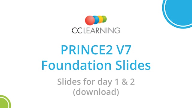PRINCE2 V7 foundation slides (download)
