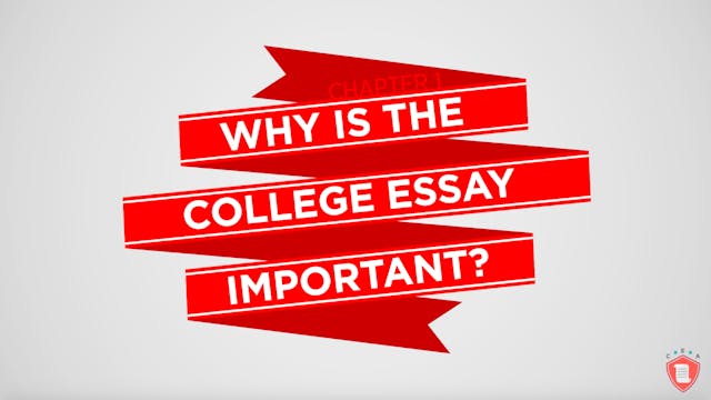 Episode 1: Why Does The College Essay Matter? (2016-17)