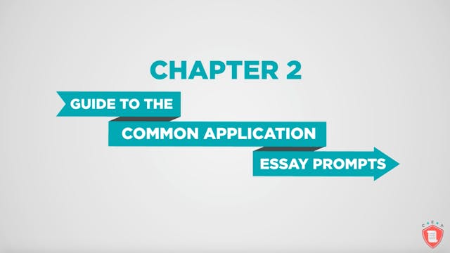 Episode 2: Guide to the Common Application Prompts (2016-17)