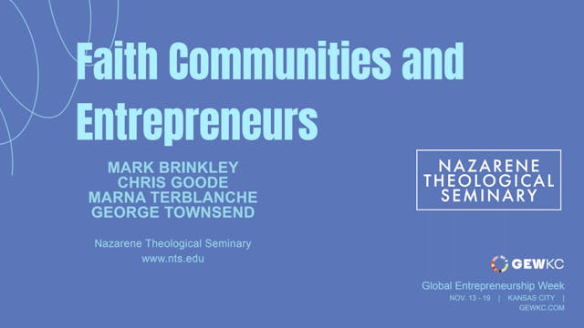 Faith Communities and Entrepreneurs