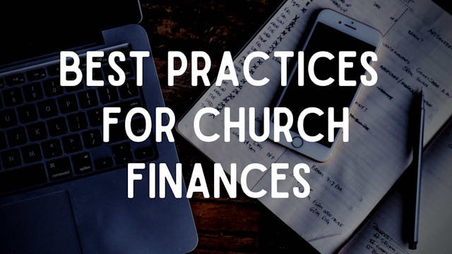 Best Practices for Church Finances