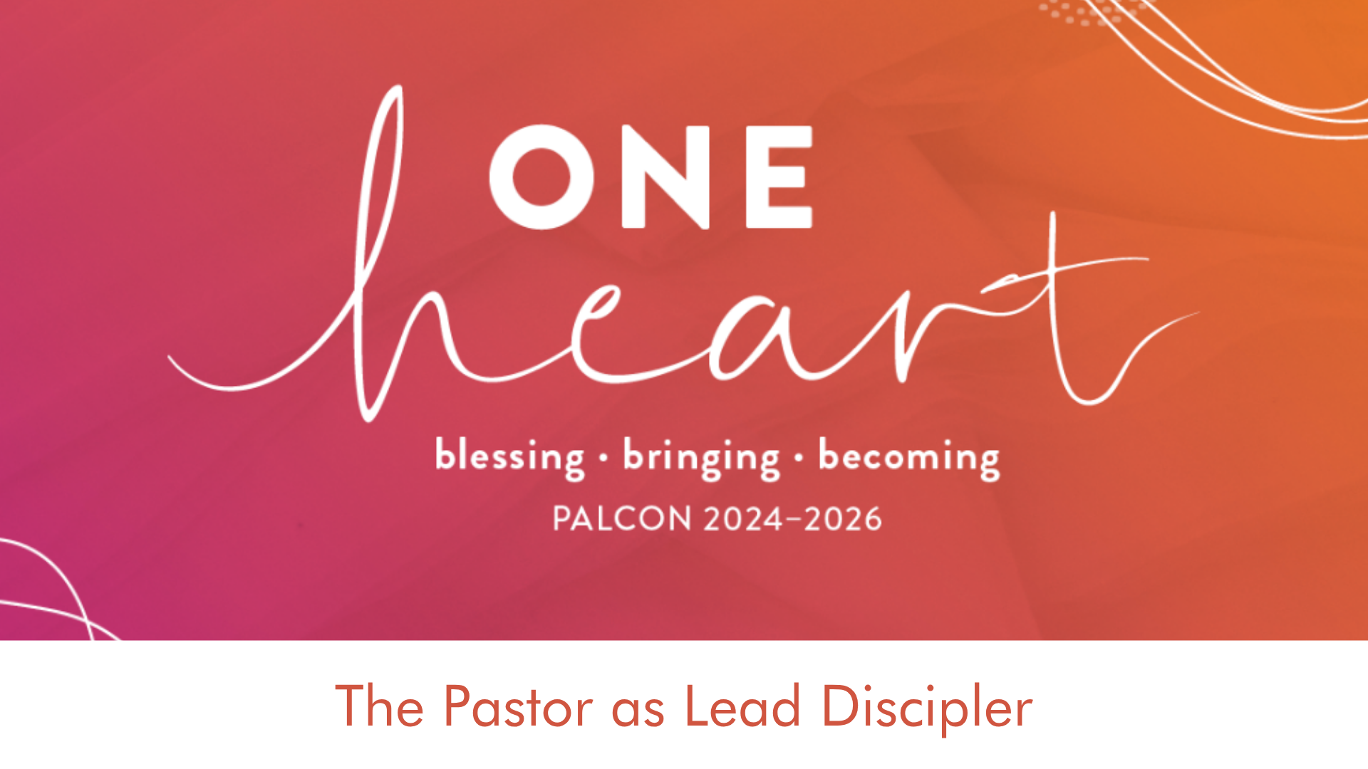 The Pastor as Lead Discipler