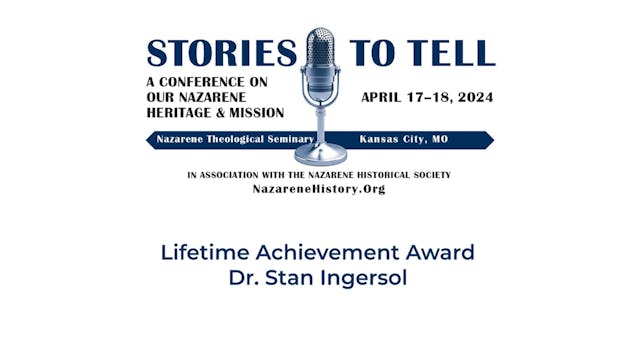 Dr. Stan Ingersol Lifetime Achievemen...