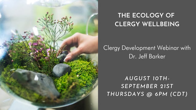 Ecology of Clergy Wellbeing - Webinar...