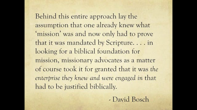 Dr. Michael Goheen: The Missional Chu...