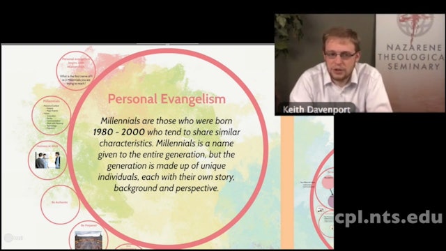 Rev. Keith Davenport: Millennials in the Church