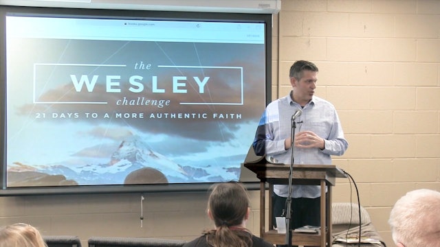 Rev. Chris Folmsbee:  The Wesley Challenge