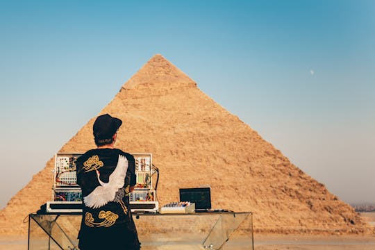 Sebastien Léger at Pyramids of Giza, ...