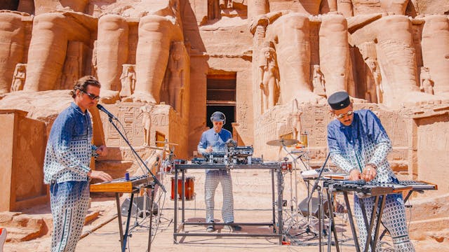 WhoMadeWho live at Abu Simbel, Egypt