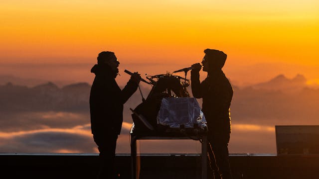 The Blaze live at Aiguille du Midi, C...