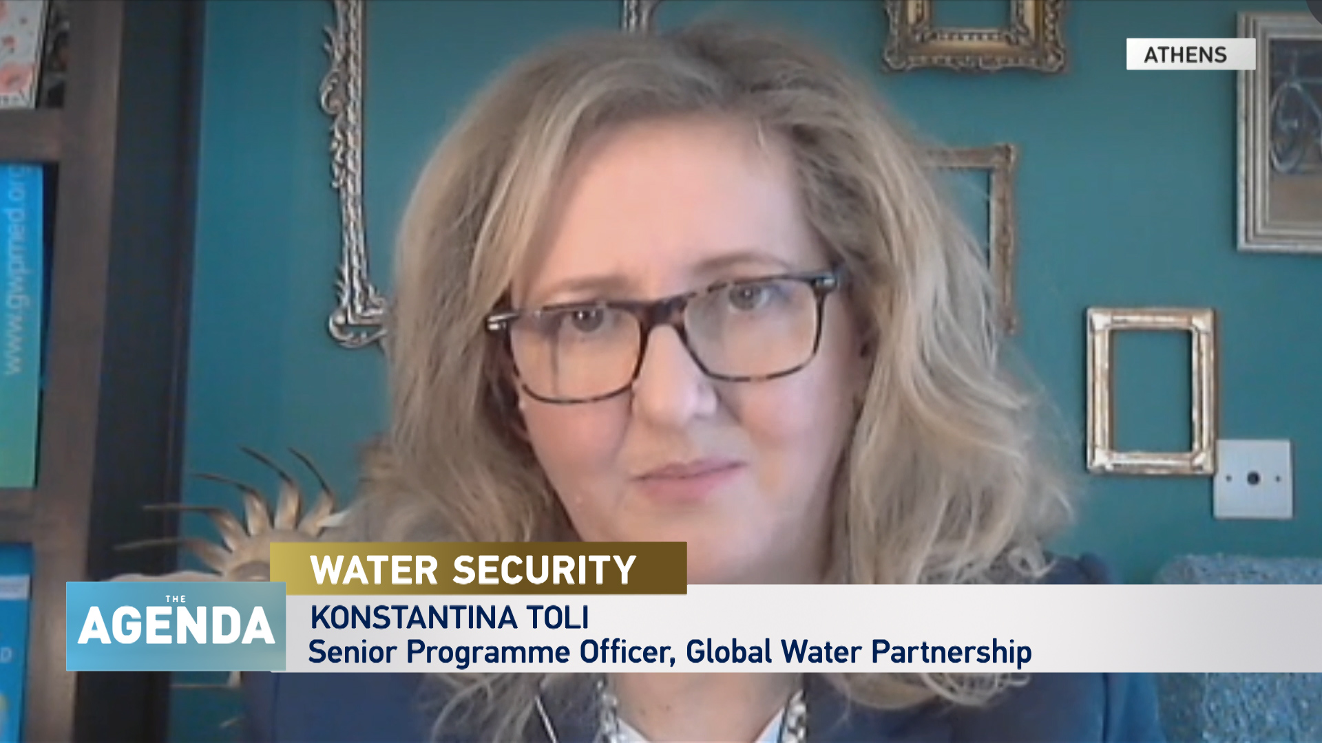 The Agenda with Stephen Cole - Water Security - Konstantina Toli