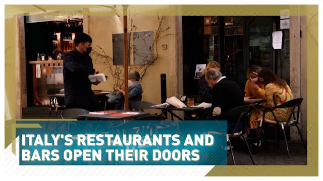 Italy's restaurants and bars open the...