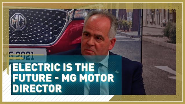 Electric is the future - MG motor dir...