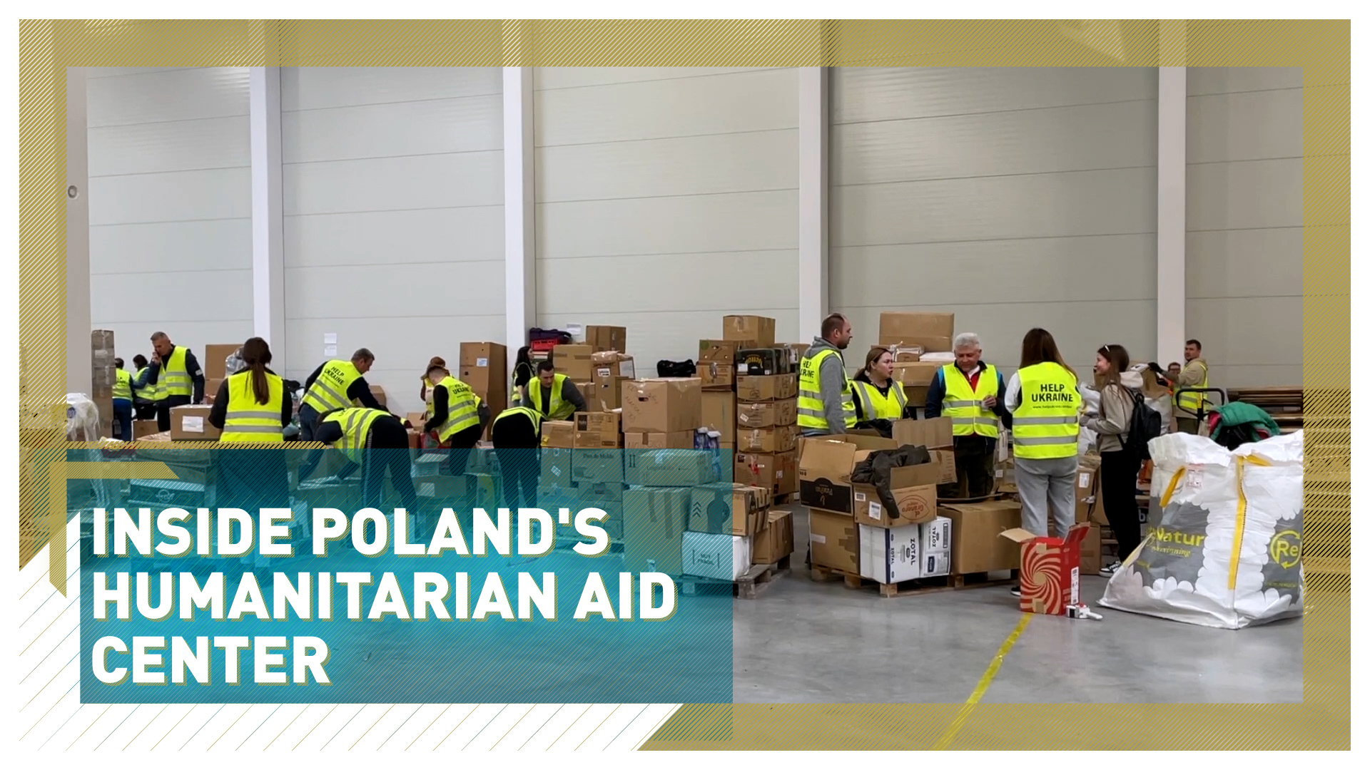 Inside Poland's humanitarian aid center