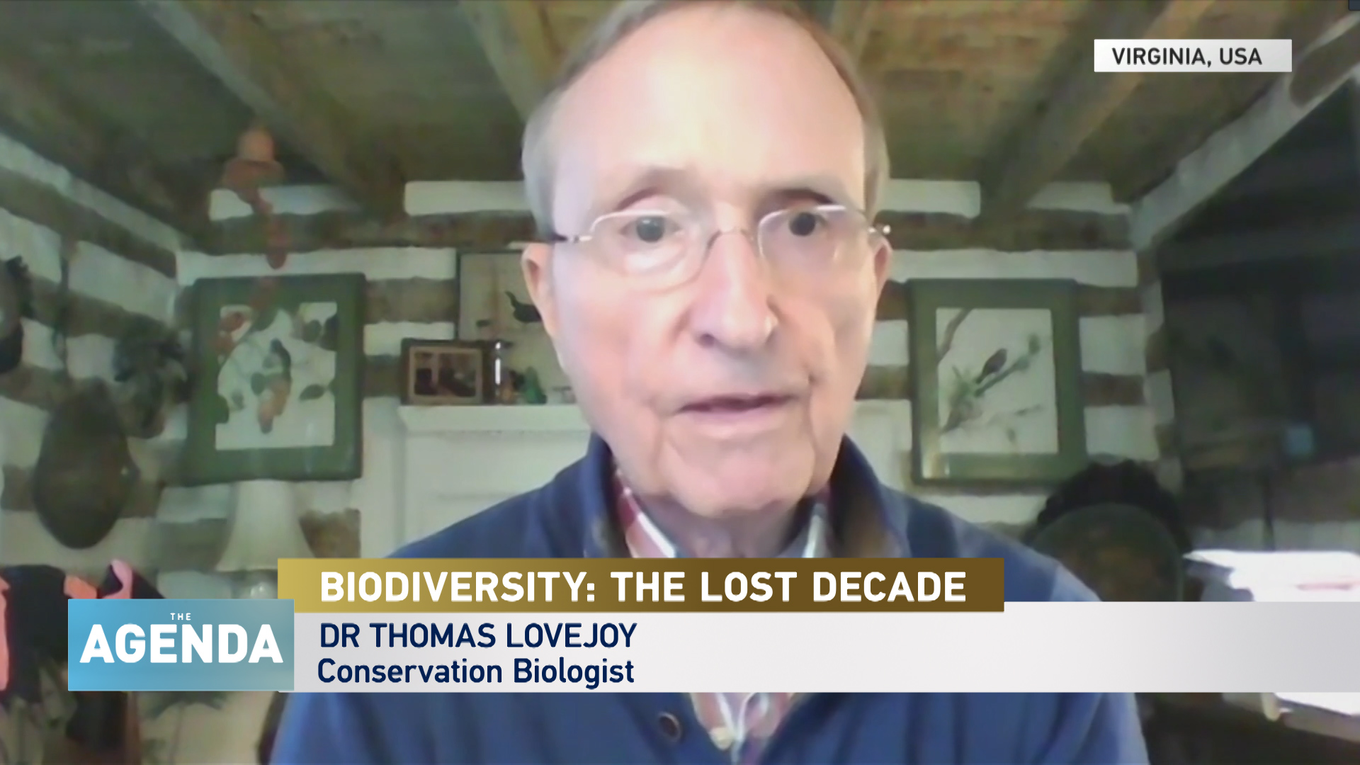 Dr Thomas Lovejoy on how to reverse the world’s biodiversity crisis - The Agenda
