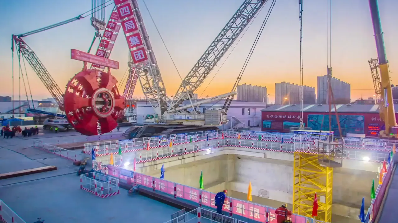 Shield tunneling machines - Watch CGTN Now
