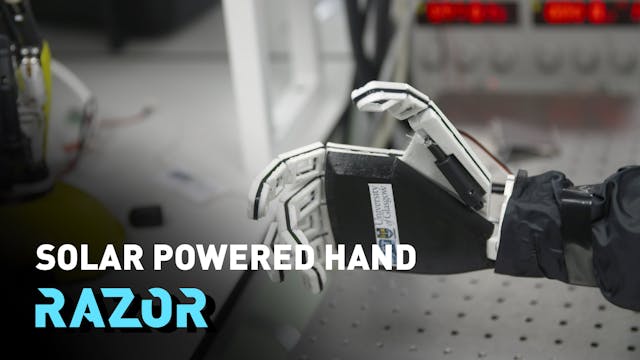 Solar powered hand - the prosthetic t...