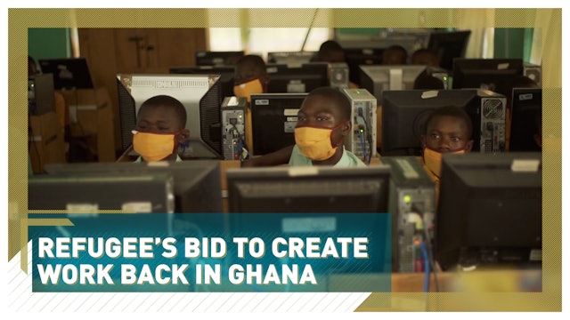 Refugee's bid to create work back in Ghana