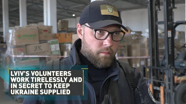 Lviv’s volunteers work tirelessly and...