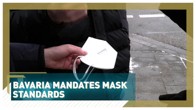 Bavaria mandates mask standards 