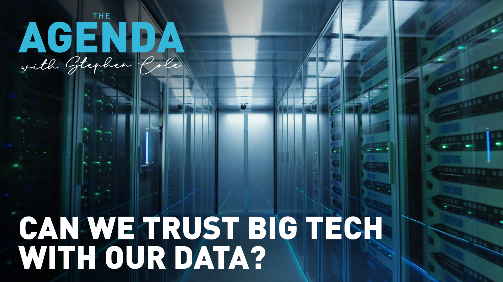 Can we trust Big Tech with our data? #TheAgenda