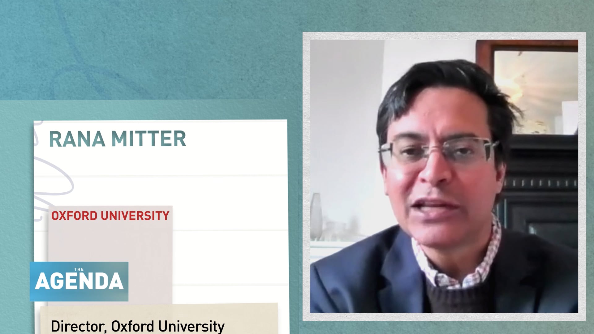 CHIP TRADE TENSIONS: Rana Mitter, China Centre, Oxford University - The Agenda