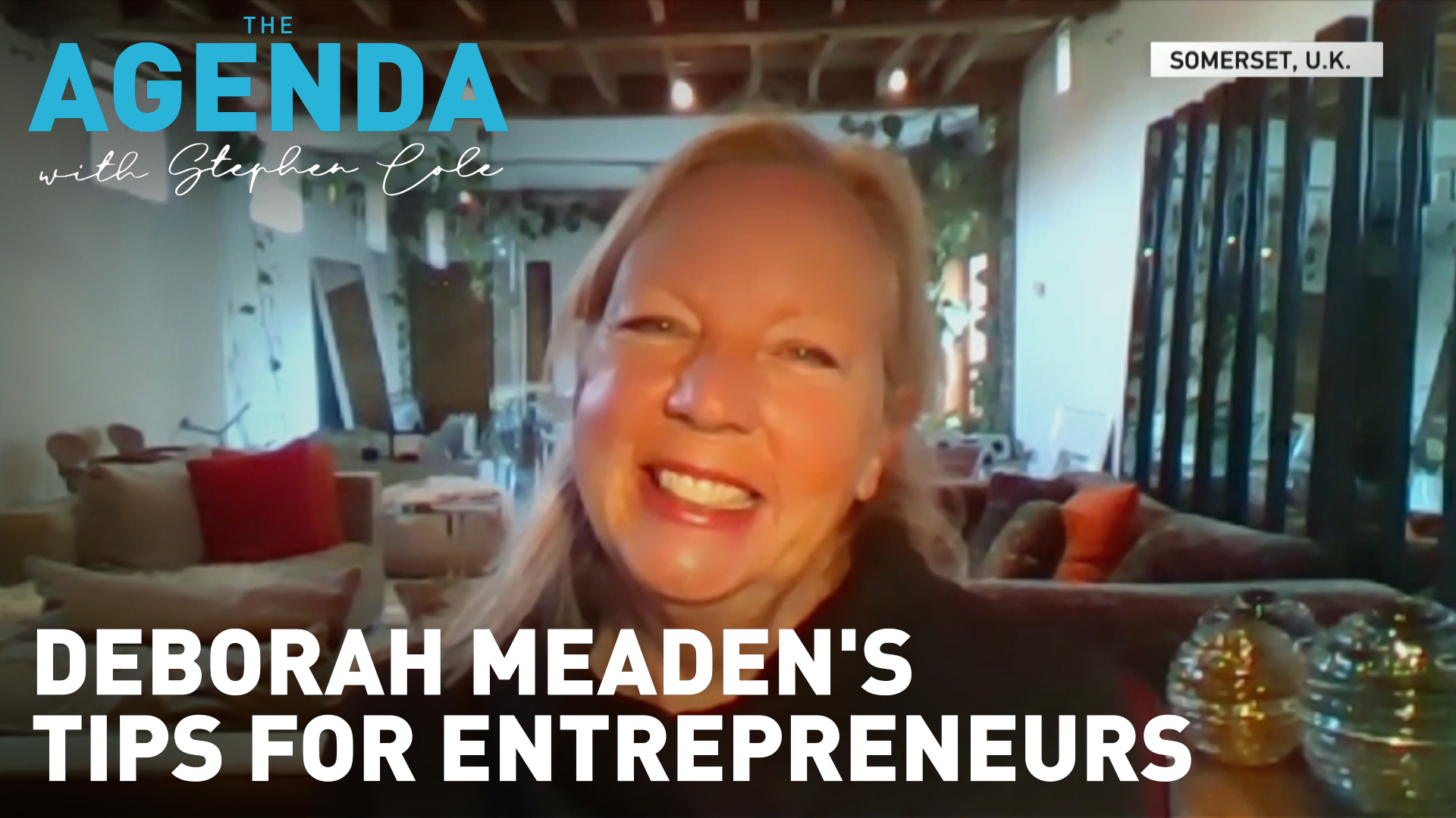 From florist to fiery entrepreneurial dragon  - #TheAgenda with Stephen Cole