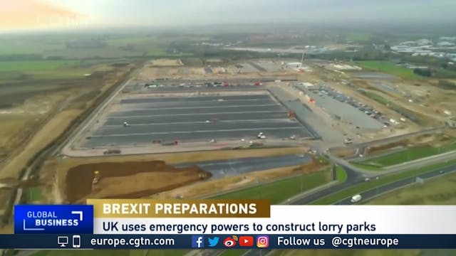 Brexit preparations - Dozens of lorry...