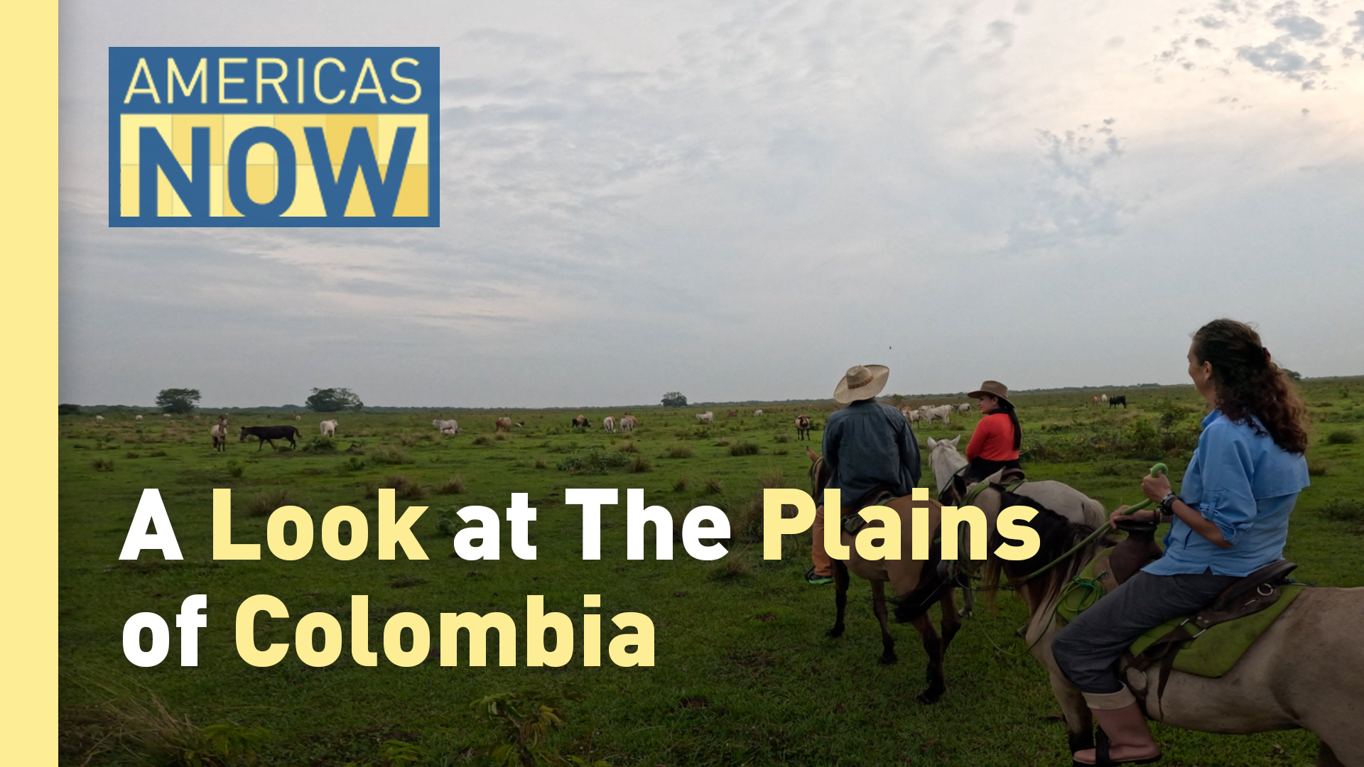 This Week, on Americas Now: A Look at Colombia’s Plains 