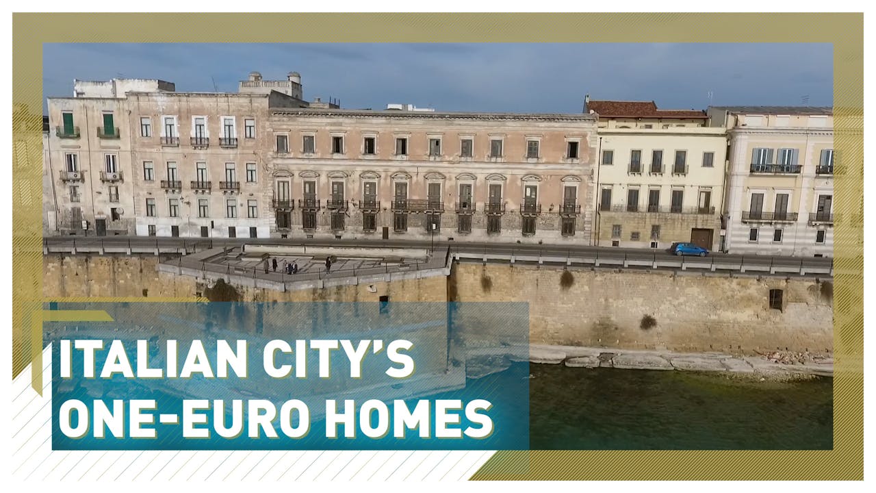 Oneeuro homes to save Taranto 🏠 CGTN Europe Watch CGTN Now