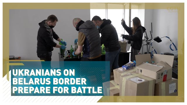 Ukrainians on Belarus border prepare ...