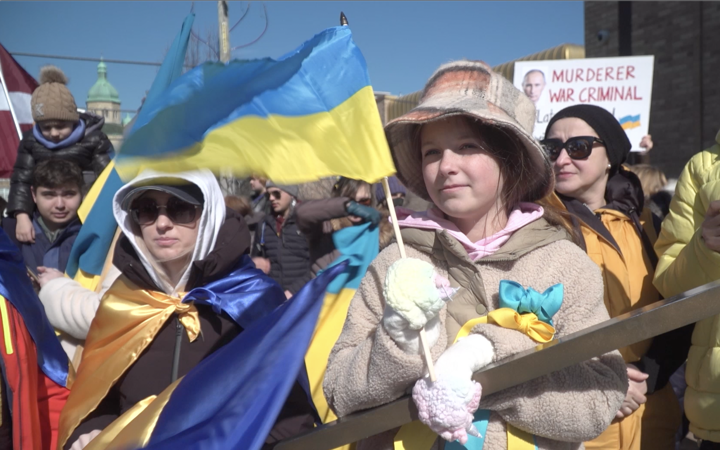 Chicago protests supporting Ukraine