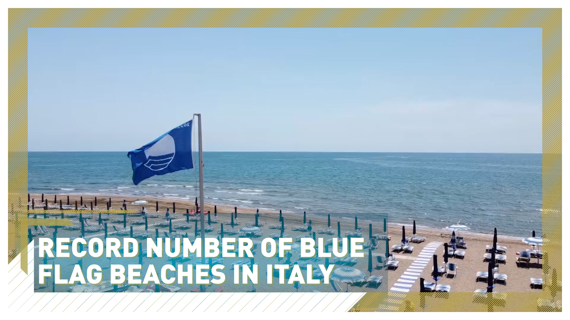 Record number of Italian beaches gain prestigious Blue Flag classification